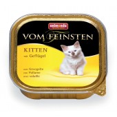 Vom Feinsten Kitten паштет с мясом домашней птицы для котят, 100 г